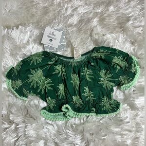 Kate Quinn 6-12m Green Baby Top
